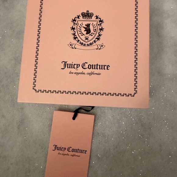 Juicy Couture Pink Velvet Wallet with Gold Accents - Picture 3 of 3